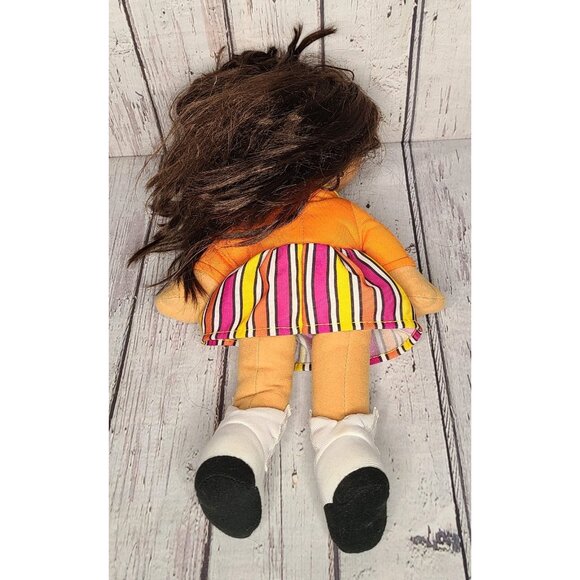 14" Vintage 1994 Fisher-Price Puzzle Place Kiki Flores Plush Doll Rubber Face - Picture 2 of 3